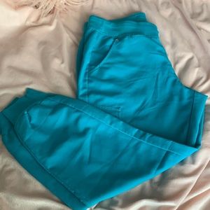 Figs Teal Zamora joggers size large petite